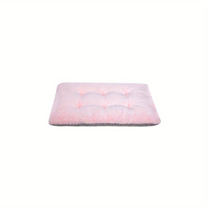 Fuzzy Deluxe Pet Bed - Super Plush Dog & Cat Bed with Soft Pink Faux Fur, Machine Washable & Dryer Friendly, 15x23 Inch, No Assembly Needed for Small Dogs & Cats, Cozy Indoor/Outdoor Use, Pet Bed for Dogs, Indoor Pet Bed, Cozy Pet Bed, Plush Pet Bed