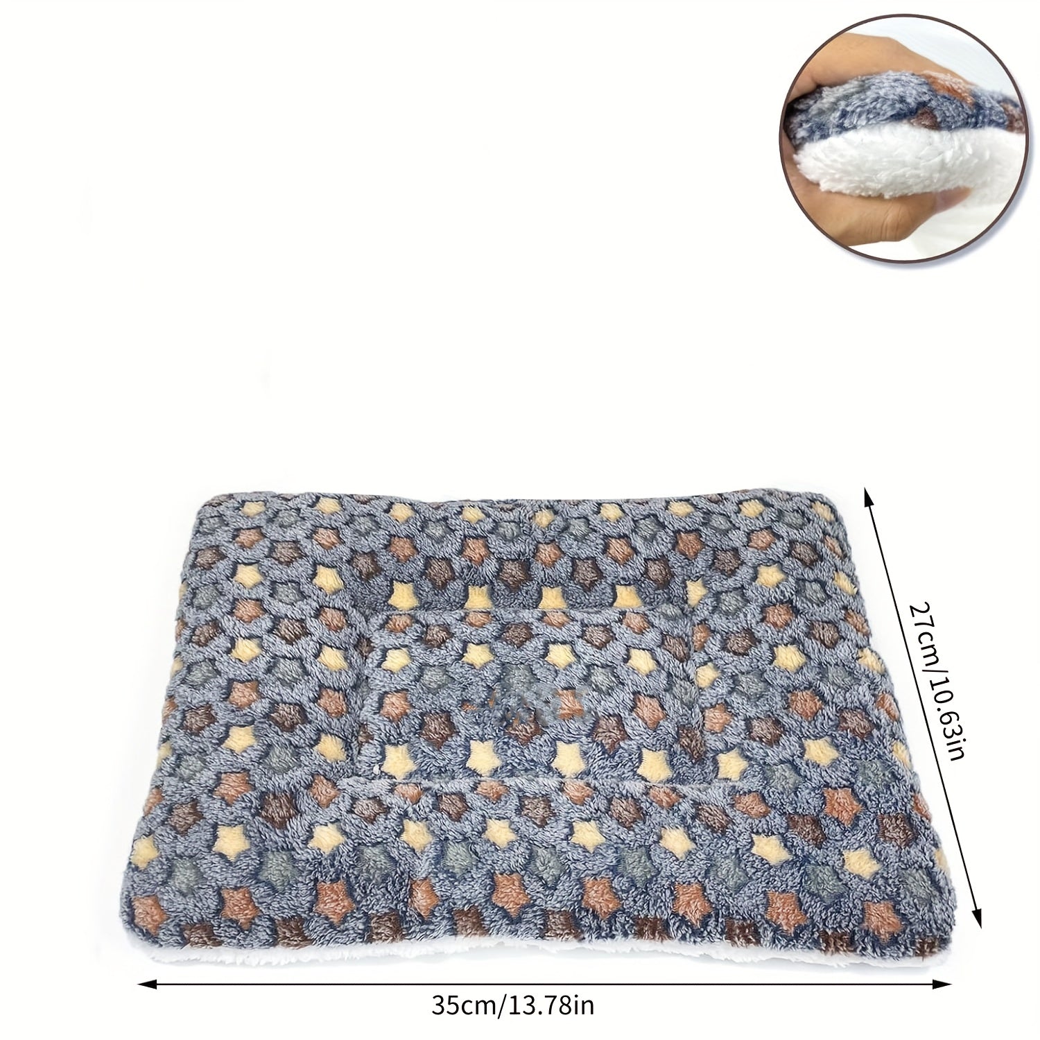 Set of Washable Mattresses for Guinea Pigs, Rabbits, and Small Animals - Cozy Star Pattern Winter Bedding with Soft Blue Fabric, Perfect for Indoor Pets Like Guinea Pigs, Rabbits, Mice, Hedgehogs, and Sugar Gliders, Rabbit Bedding | Star Pattern Bedding |