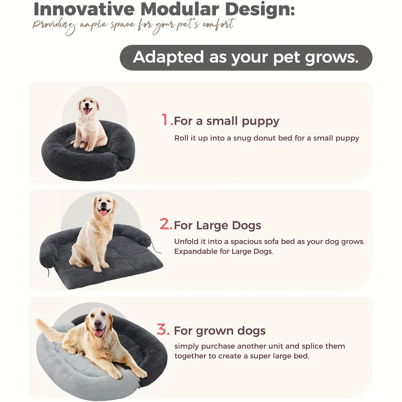 1pc pet sofa protective plush dog cushion sofa cat and dog sofa bed with soft neck cushion, dual-purpose pet bed dog sofa bed, dog sofa cushion universal for all seasons suitable for large, medium and small cats and dogs