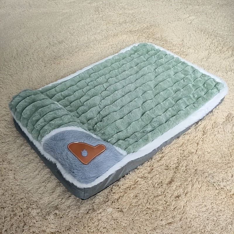 3XL Orthopedic Dog Bed for Medium Breeds - Soft Polyester Fiber with Heart-Shaped Pillow, Gray Quilted Design for Ultimate Comfort and Support, Dog Bed Comfort | Heartshaped Pillow Bed | Orthopedic Pet Support, Large Dog Bed