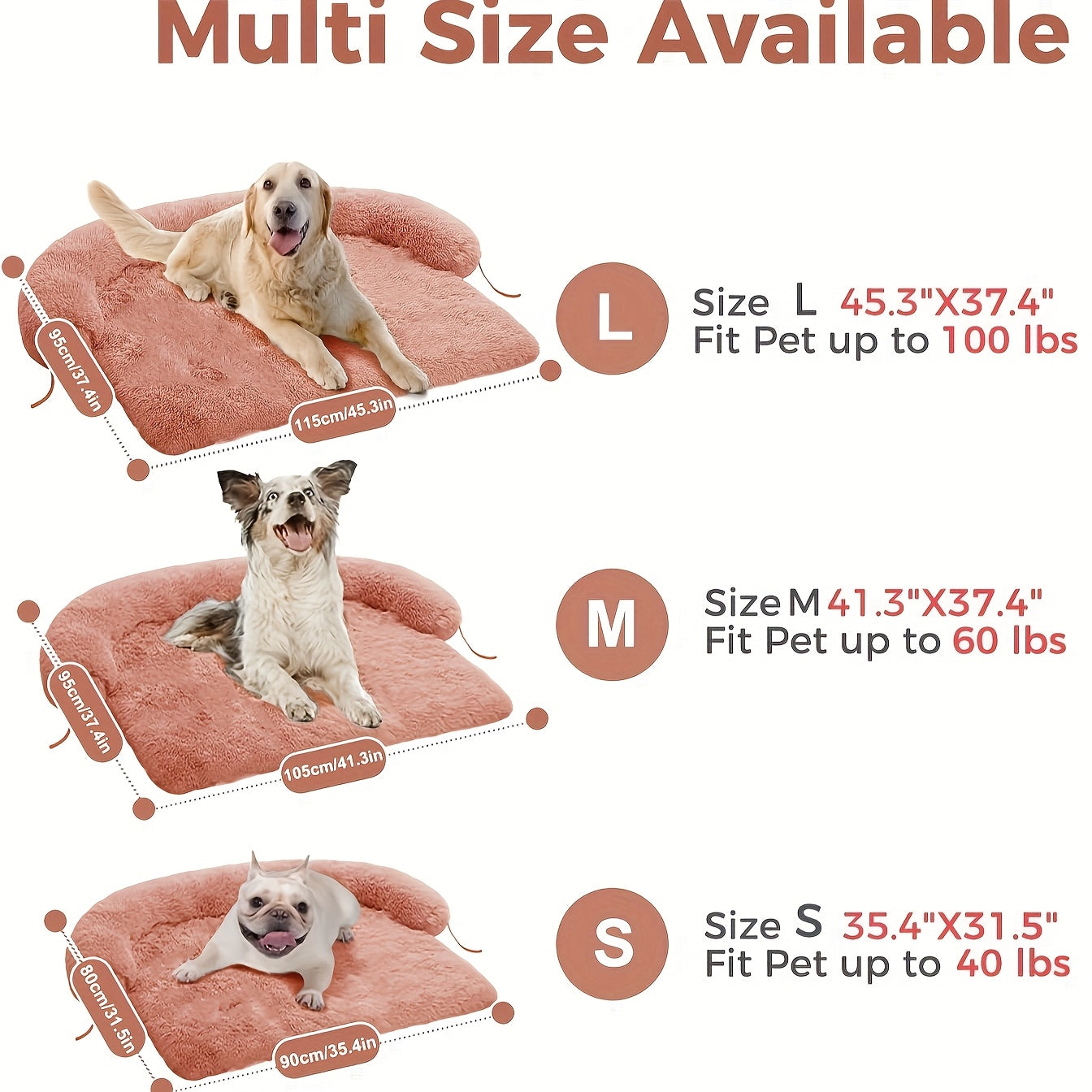 1pc pet sofa protective plush dog cushion sofa cat and dog sofa bed with soft neck cushion, dual-purpose pet bed dog sofa bed, dog sofa cushion universal for all seasons suitable for large, medium and small cats and dogs